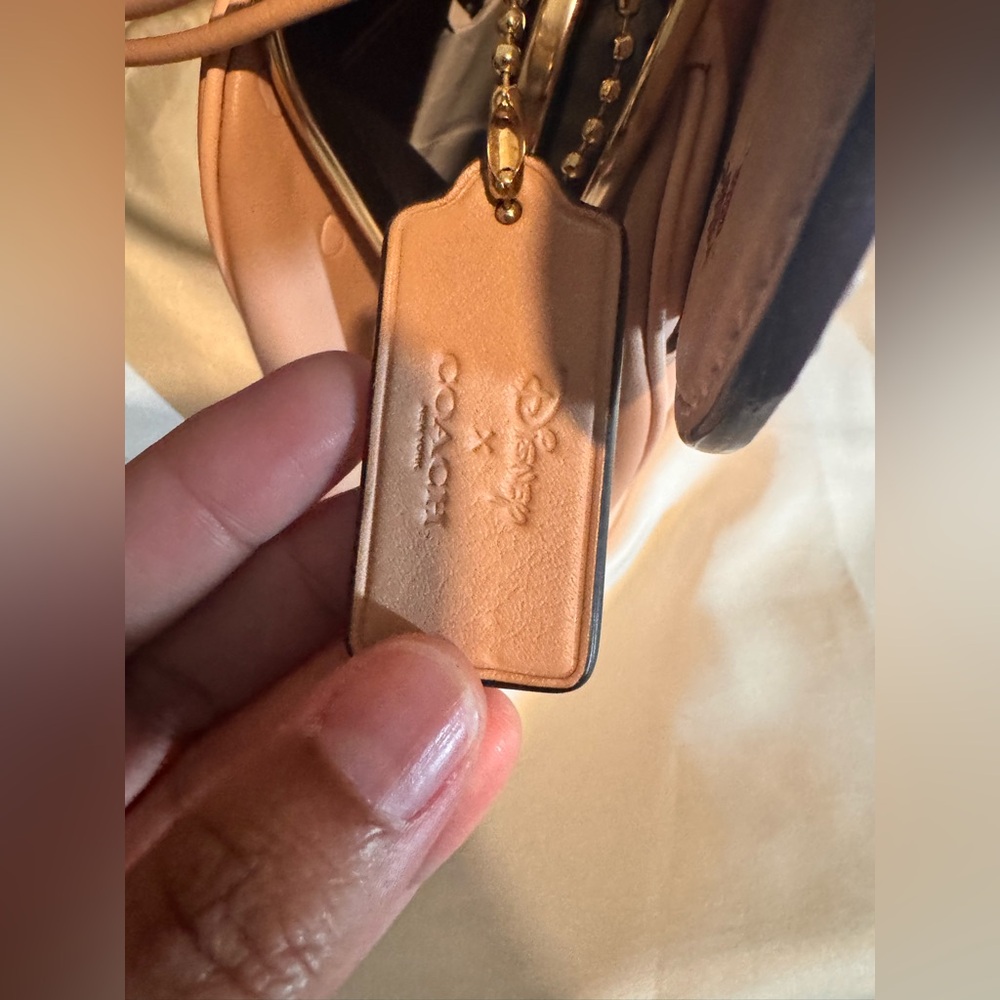 Coach Pink Floral Minnie Kisslock Bag - Picture 6 of 13